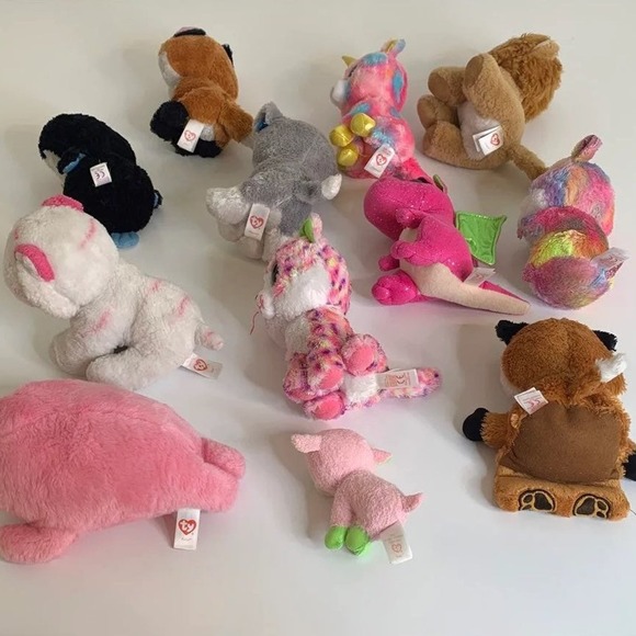 ty beanie boos plush toy stuffed animal dolls bundle of 12 EUC - Picture 5 of 12